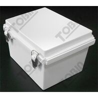 Polycarbonate Enclosure Box | IP66 Rated | Hinged Lid Design | Grey Color | by Tobin