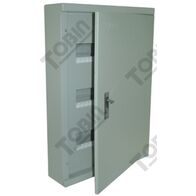 Load Centre Metal 3 x 16 Poles | IP40 Rated | Durable Metal Construction | Grey | by Tobin