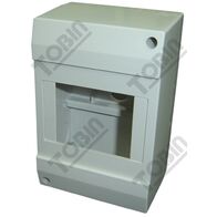 Enclosure MCB 4 Pole Plastic | Durable Construction | Protects MCBs | by Tobin