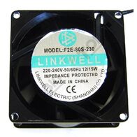 80mm Axial Cooling Fan | 240VAC Operation | Compact Design | by Tobin