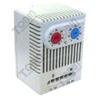 Thermostat Heating + Cooling | Dual Functionality | 0-60°C Temperature Range | 1xN/O & 1xN/C Contacts | by Tobin