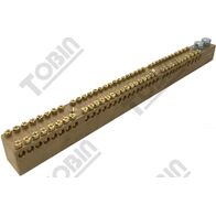 Earth Bars 400A 36 Pole | High Conductivity Copper | Robust Construction | by Tobin