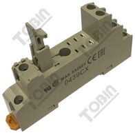Relay Base Slimline Screwed Terminal for 2P G2R-2 | Compact Design | Secure Screwed Connections | by Tobin