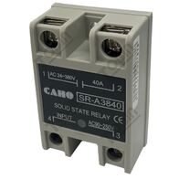 Solid State Relay 1 Phase 40A | 24-380V AC | 90-250V Input | Silent Operation | by Tobin