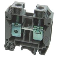 Terminal Din Mount 35mm Grey 125A | 35mm DIN Rail Mount | Durable Design | by Tobin