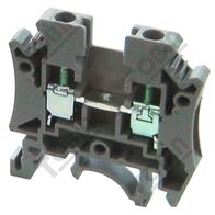 Terminal Din Mount 6mm Grey | 41A Current Rating | Durable Design | Compact for Easy Mounting | by Tobin
