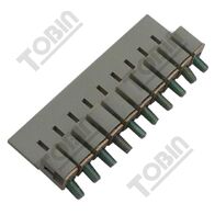 Terminal Bridging Bars 32A 10 Way | Compatible with TBU-2.5N | Easy Electrical Connections | by Tobin