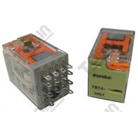 Relay Square Pin 4 Pole 5A 12VDC | LED Indicator & Test Button | 14 Pin | by Tobin