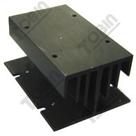 Heatsink for 2 x Solid State Relay | Aluminum Construction | Efficient Heat Dissipation | Durable Design | by Tobin