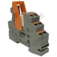 Relay and Base Slimline 2 Pole 24VAC DPDT 8A | Space-Saving Design | Reliable 8A Switching | by Tobin