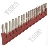 Plug In Bridge for UT ST PT Term | 20-Way Push-In Bar | Red Color | by Tobin