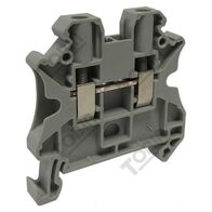 UT Terminal Single Level 4.0mm | 41A Rated Current | Grey Color | DIN Rail Mountable | by Tobin