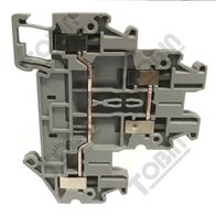 UT Terminal Double Level 2.5mm | 2x32A Current Rating | DIN Rail Mounting | by Tobin