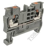 PT Termil 1 Level Feed Through Terminal Block | 2.5mm² | 30A Rated | Push-in Connection | by Tobin