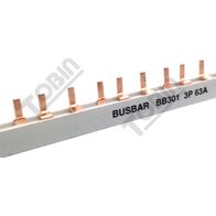Busbar 3 Phase Pin Type Commoning Bar | 1M Length | 63A Current Rating | by Tobin