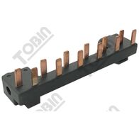 Busbar Comb 6 Pole 80A | Compatible with LSNO RCBO | Conductive Metal Alloy | by Tobin