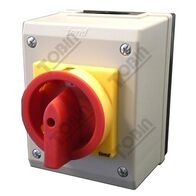 Isolator Enclosed IP65 63A 3 Pole | Padlockable Main Switch | Dust & Water Protection | by Tobin