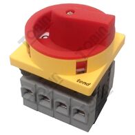 Isolator Panel Mount IP65 32A 4 Pole | Padlockable Safety | Dust & Water Resistant | by Tobin