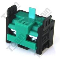 Contact Block 1 N/O | Green Color | Suitable for Control Circuits | by Tobin