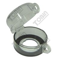 Pushbutton Sealing Cover Padlockable | Clear Plastic | Fits 22mm Pushbuttons | Enhanced Safety | by Tobin