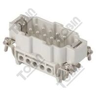 Socket Inserts 10P+E 16A Male Plug Outlet Insert | 10 Poles Configuration | Industrial Use | by Tobin