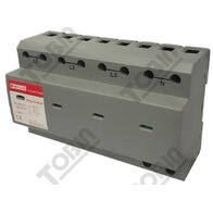 Surge Arrestor 100kA | Replaceable Plug Alarm | 3 Pole + Neutral | by Tobin