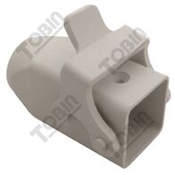 Housing 3/4 Pole Plastic Straight Hood Lever | PG11 Compatible | Durable Industrial-Grade Plastic | by Tobin