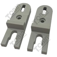 Wall Mounting Kit for Gewiss PVC Enclosures | Includes 2 Mounting Feet | Durable Plastic Construction | by Tobin