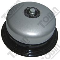 240VAC Surface Mount Warning Bell | 95dB Sound Output | Low Current 12.5mA | Grey | by Tobin