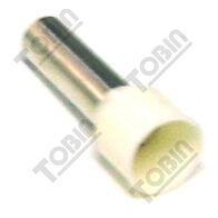 Boot Lace Pin Sgl White | 16mm² Compatibility | Ivory Color | @Pack of 50 | by Tobin