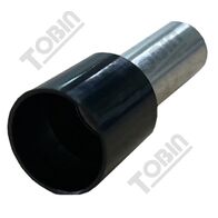 Boot Lace Pin Single Black | Durable PVC Coating | 25mm² Cross-Section | @Pack of 20 | by Tobin