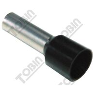 Boot Lace Pin Single Black | Durable Insulating Plastic | 25mm² Cross-Section | Pack of 20 | by Tobin