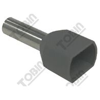 Boot Lace Pin Twin Grey | 4mm-12mm Length | Pack of 50 | by Tobin