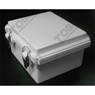 Polycarbonate Electrical Enclosure | IP66 Rated | Hinged Lid Design | Grey Color | by Tobin