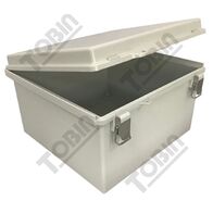 Polycarbonate Electrical Enclosure | IP66 Rated | Hinged Lid Design | Grey Color | by Tobin