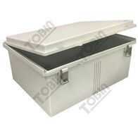 Polycarbonate Electrical Enclosure | IP66 Rated | Hinged Lid Design | Grey Color | by Tobin