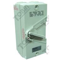 Isolator Enclosed IP56 1 Pole 32A | Weatherproof Design | Durable Construction | by Tobin