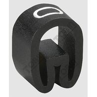 Cable Marker 0 Black | Suitable for 0.75-1mm² Cables | Durable Plastic | Clear Marking | by Tobin
