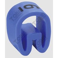 Cable Marker 6 Blue | Durable Plastic | 0.75-1mm² Compatibility | by Tobin