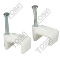 Cable Clip for 1.5mm TPS | Durable Plastic | Pack of 500 | by Tobin