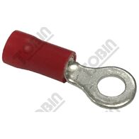 Ring Terminal Red 0.5-1.5mm | 4.2mm Stud Size | 19A Current Rating | @Pack of 100 | by Tobin