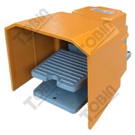 Foot Switch Metal IP65 10A | Durable Metal Construction | Protective Guard | Water & Dust Resistant | by Tobin