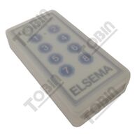 8-Channel Transmitter with Membrane Keypad | Compatible with Elsema Controllers | Durable Design | by Tobin