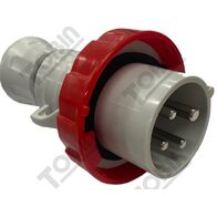Straight Plug 16A 415VAC 3P+E | IP67 Rated | IEC Compliant | by Tobin