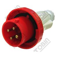 Reefer Plug IP67 Straight Plug | 32A Current Rating | 415V 3P+E Configuration | by Tobin