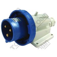 90 Deg Appliance Inlet 32A 240VAC | IP67 Rated | 2P+E Configuration | Space-Saving Design | by Tobin