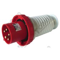 Straight Plug 63A 415VAC 3P+N+E | IP67 Rated | IEC 309 Compliant | by Tobin