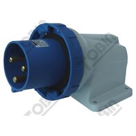 90 Deg Appliance Inlet 63A 240VAC | IP67 Rated | 2P+E Configuration | Space-Saving Design | by Tobin