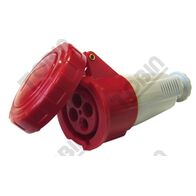 Extension Sockets 16A 415V 3P+E | IP67 Rated | 3 Pole + Earth | by Tobin