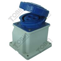 Surface Sockets 32A 240V 2P+E | IP67 Rated | IEC 309 Compliance | Heavy-Duty Power Connection | by Tobin